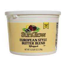 Whipped european butter 4/5lb