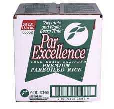 Par Boiled White Rice 1/25lb