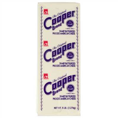 CV Cooper White Cheese 5lb (EACH)