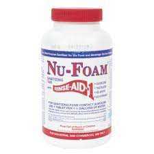 Sanitizing Tablets Nu Foam 6/150