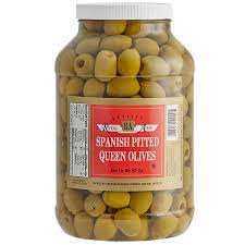 Queen Pitted Olives gal