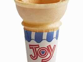 Joy #30J Flat Bottom Jacketed Cake Cone 600ct 42607