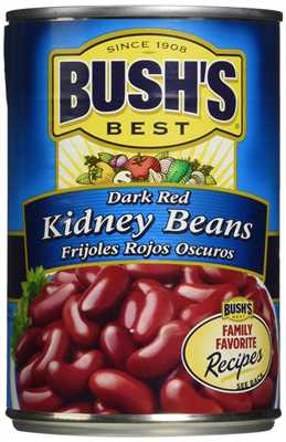 Bushs Dark Red Kidney Beans 6/#10 Cans