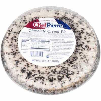 Chef Pierre Chocolate Cream Pie 6/10Inch