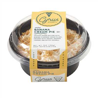 Cyrus Banana Cream Pie Mini 8/7oz 20370