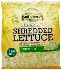 Lettuce Fresh Shredded 4/5LB Case