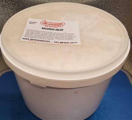 Thumann Macaroni Salad 10lb