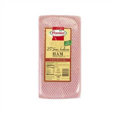 HORMEL LOW SALT HAM 2/13LB
