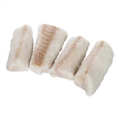 Cod Loin Raw IQF 4 oz 1/10 LB