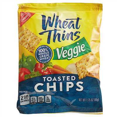 Wheat Thin Cracker Toasted Veggie 60/1.75oz