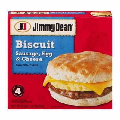 Jimmy Dean Biscuit Sandwich Sausage Egg Cheese12/4.9oz