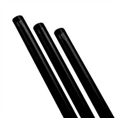 Black Unwrapped Straws 10/400CT