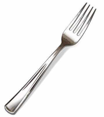 Fork Plastic Silver 600ct