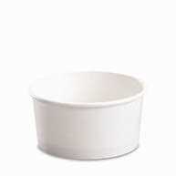 Choice 6oz White Paper Food Cup Ice Cream 1000ct