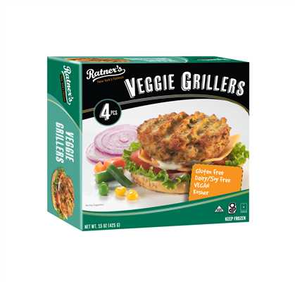 Ratners Veggie Burger 32 Per Case