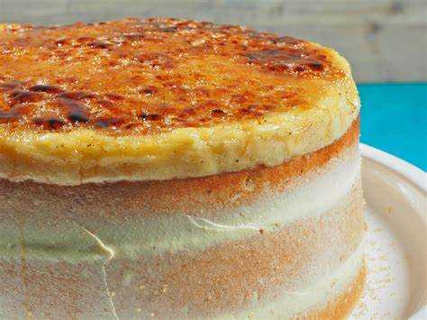 Creme Brulee Cake Unsliced