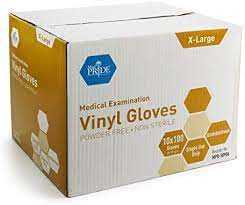 Med. Vinyl Gloves 10/100ct