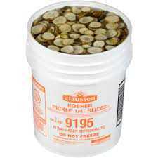 Pickle Chips 1/4" 5 Gal