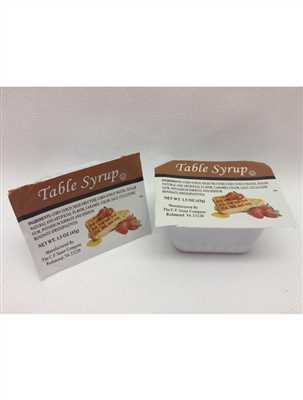 Pancake Syrup Cups 100/1.5 oz  Lucky