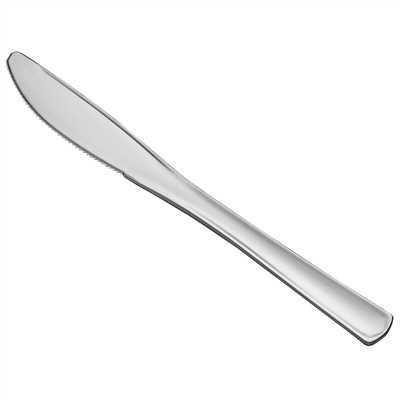 Knife Plastic Silver 600ct