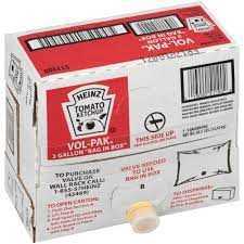 Vol-Pak Ketchup Heinz  1/3gal