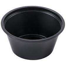 Dart BLACK SouffleCup 4oz 2500ct