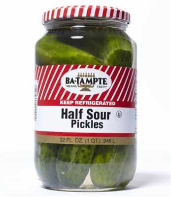 Green Half Sour Pickles 6gal