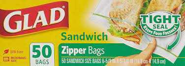 SANDWICH ZIP SEAL BAG 50CT