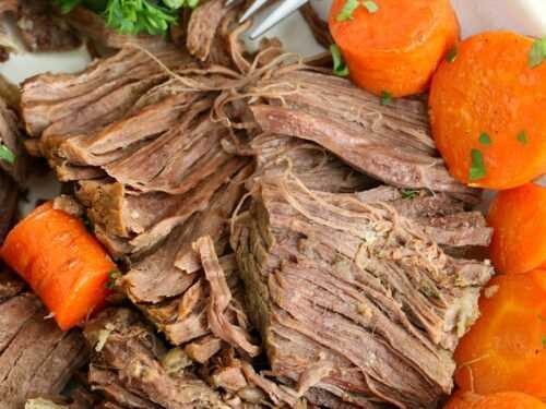 Cooked Beef Pot Roast