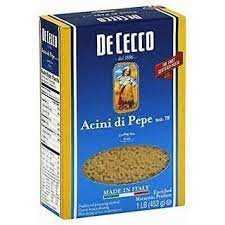 Pasta Acini Pepe Ronzoni 12/1lb