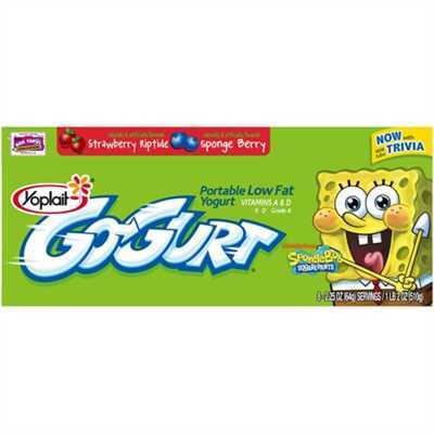 Yogurt Strawberry GoGurt 96/2 Oz