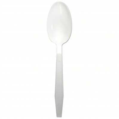 HD Plastic White Teaspoon 1000CT