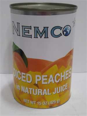 Diced Peaches 24/15oz