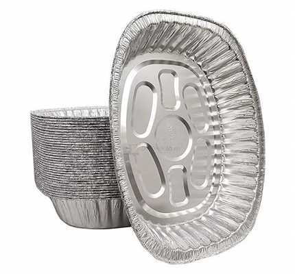 Pan Aluminum Roaster Oval Extra Large 36 ct