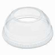 DLW662 Clear Plastic Dome Lid w/ 2" Hole 1000cs