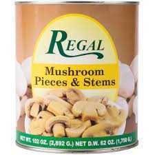 Mushrooms Stems/Pieces 1-#10Can