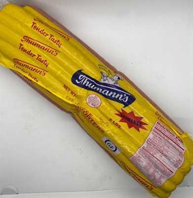Thumann Pushcart Skinless Franks 5lb