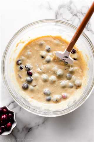 Thumann Cranberry Muffin Batter