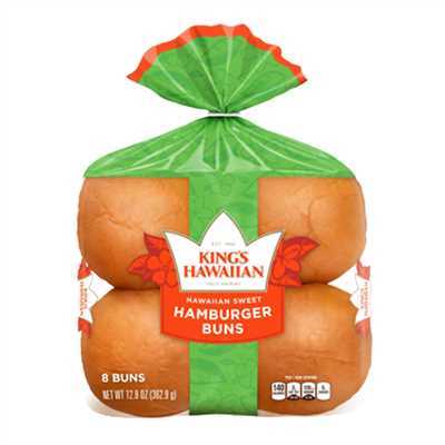Kings Hawaiian Burger Bun 4.2-4.5" 2/30ct