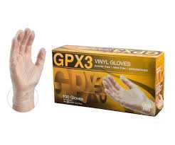 SMALL POWDERED VINYL GLOVES 10/100CT