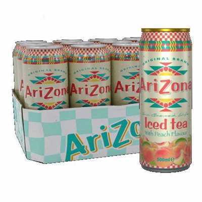 Iced Tea Peach Arizona 12/11.5oz