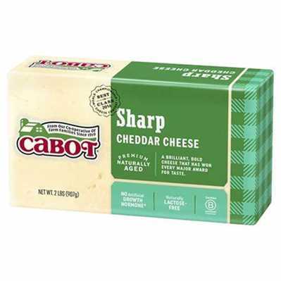 Cheese Cheddar White Sharp Cabot PreSliced