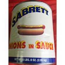 Sabrett Hot Dog Onion in Sauce Prepared 4/4lb