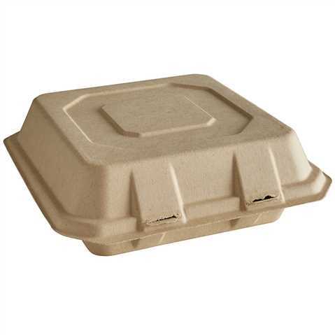 Container Fiber Compostable 9x9x3 200ct