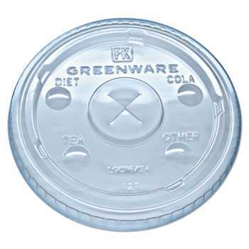 Greenware Lids for Cold Cup 16oz 1000ct