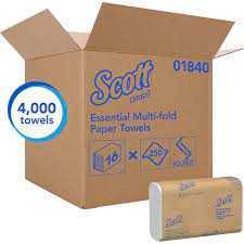 Multi fold Towels White 1/4000ct