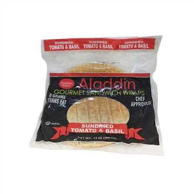 Aladdin Sundried Tomato Wraps 12" 6/12ct