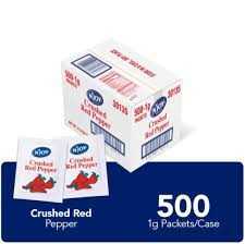 PC CRUSHED RED PEPPER FLAKES 500CT