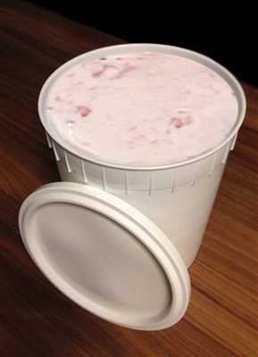 Ice Cream Strawberry Bulk 1/3 gal