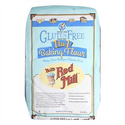 Bobs Red Mill 1 to 1 Gluten Free Baking Flour 1/25LB bag